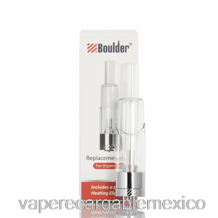 Vape Recargable Boulder Aspen Tanque De Repuesto Delgado
